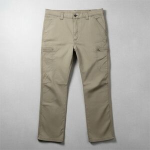 Wrangler Outdoor 38x32 Tan Cargo Performance Pants | Stretch Quick-Dry Hiker